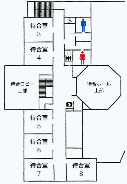 館内２階案内図
